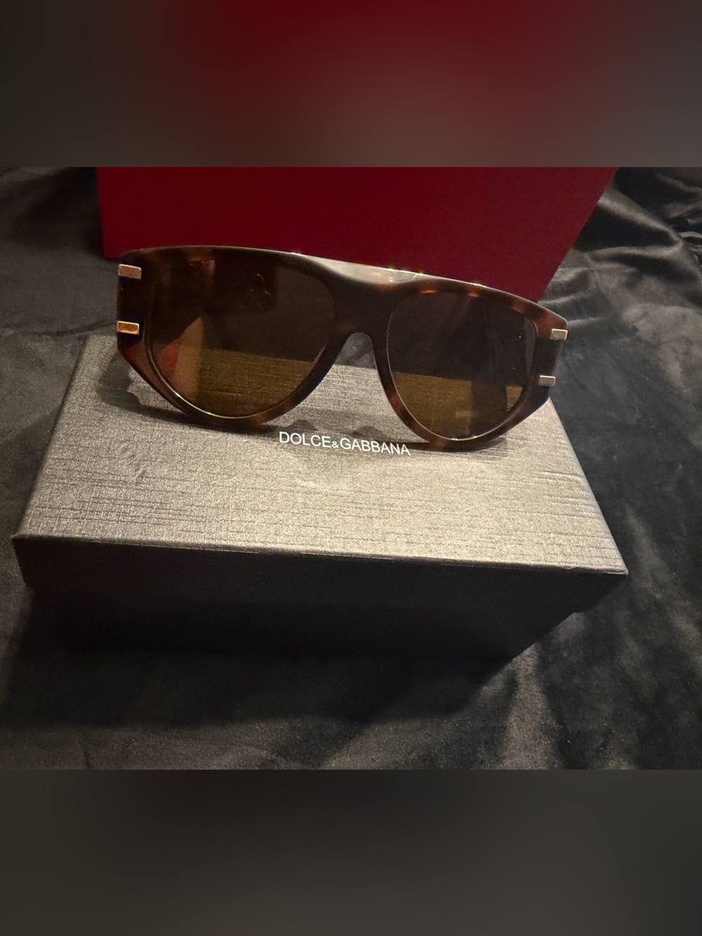 Dolce & Gabbana Tortoiseshell Brown Womenโs Sunglasses